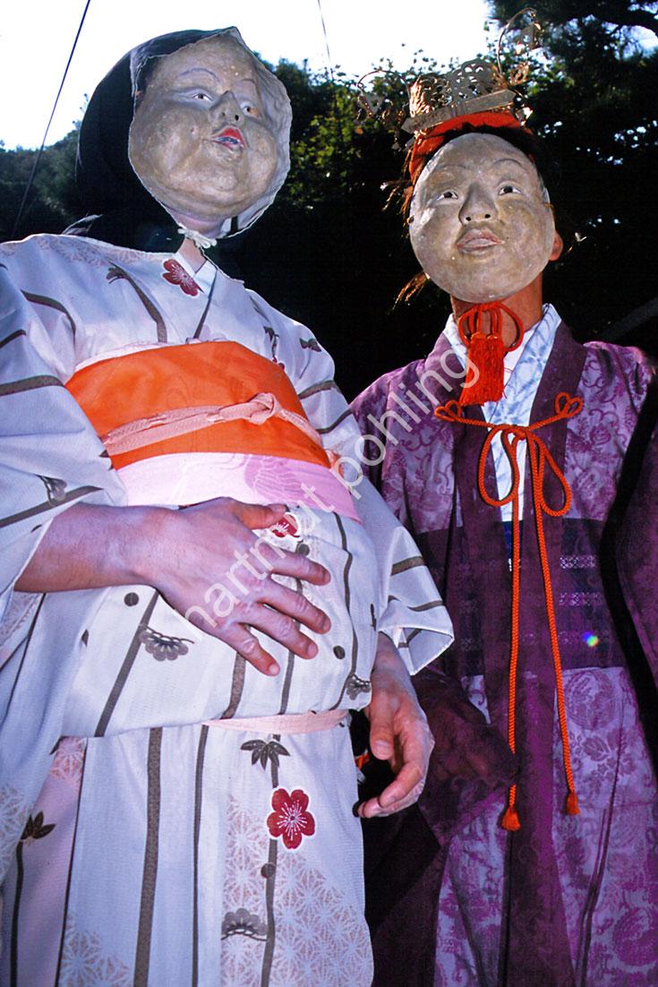 JAPAN-MATSURI-MENKAKE-GYORETSU-OKAME-AND-WOMAN03