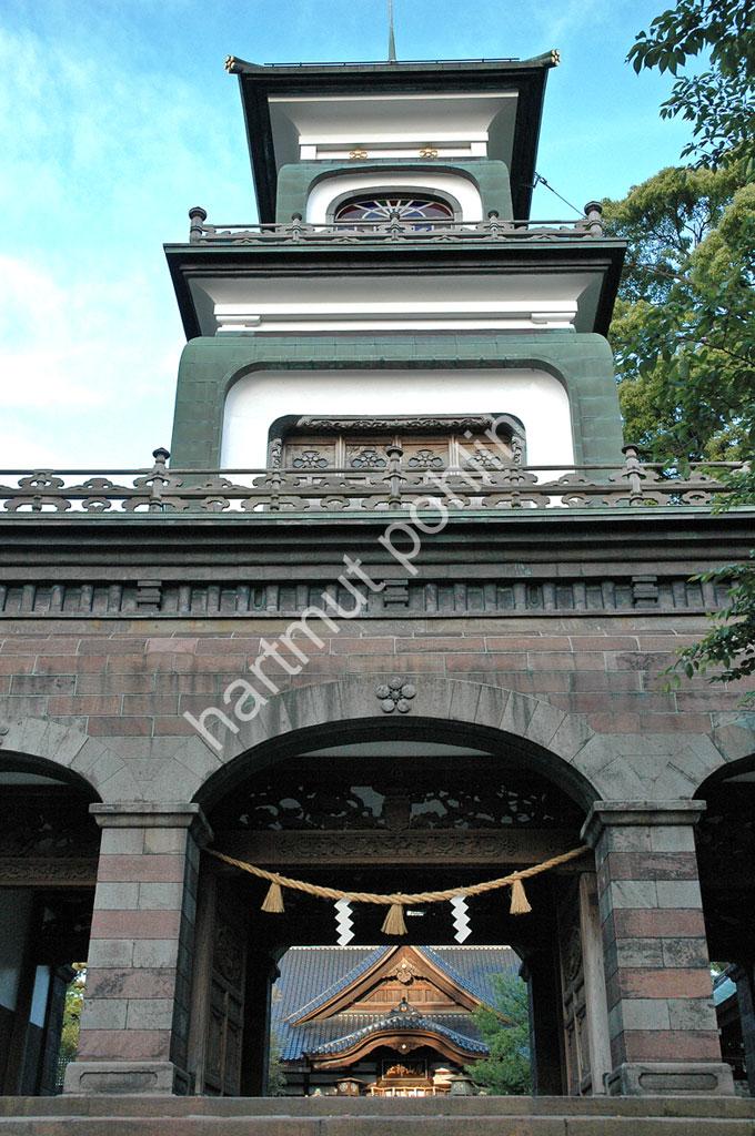 JAPAN-STADT-KANAZAWA-OYAMA-SHRINE