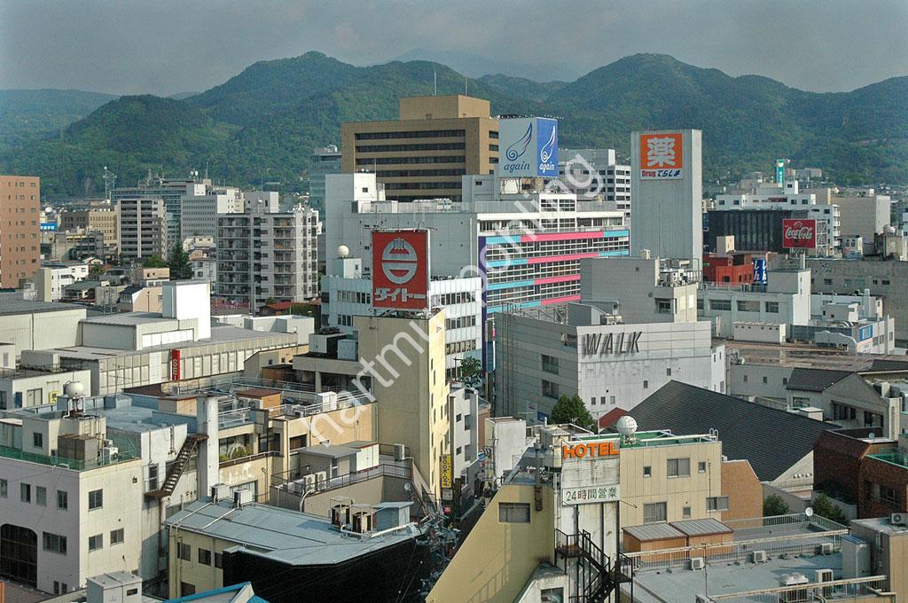 JAPAN-STADT-NAGANO-CITY-VIEW