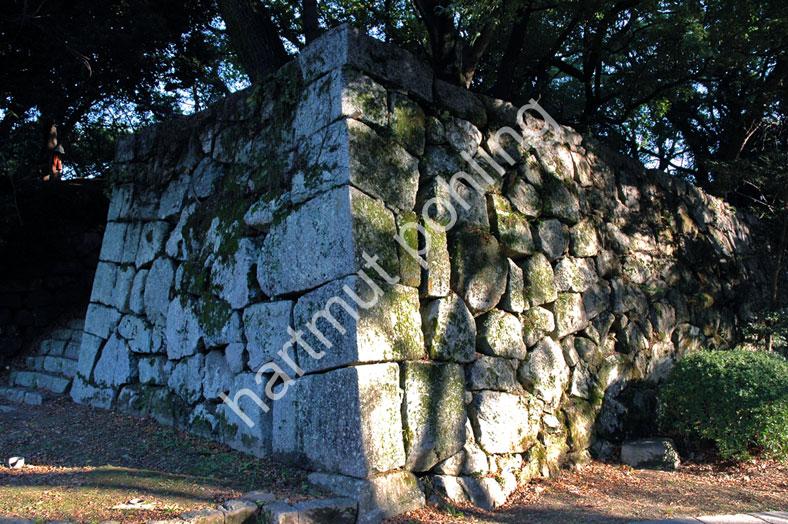 JAPAN-STADT-TOYOHASHI-CASTLE-WALL