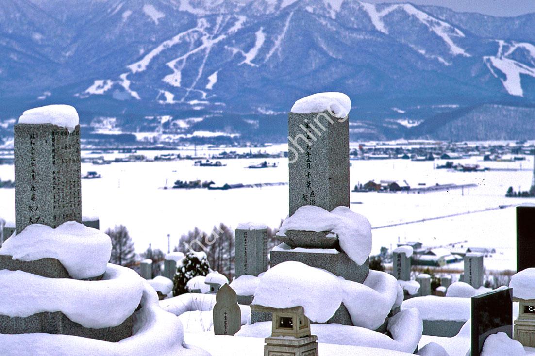 JAPAN-STADT-FURANO-CEMETERY