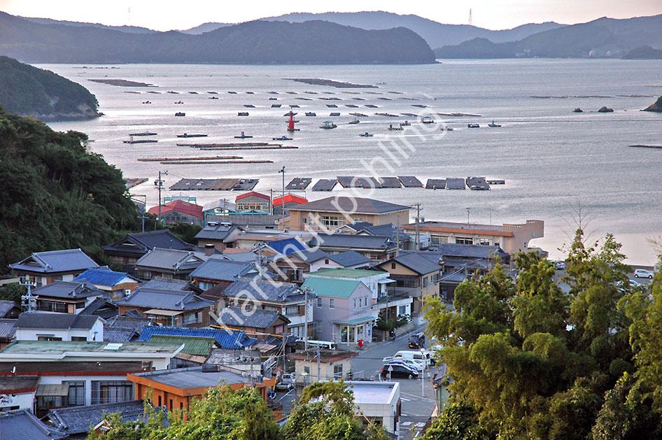 JAPAN-STADT-TOBA-BIRD-VIEW