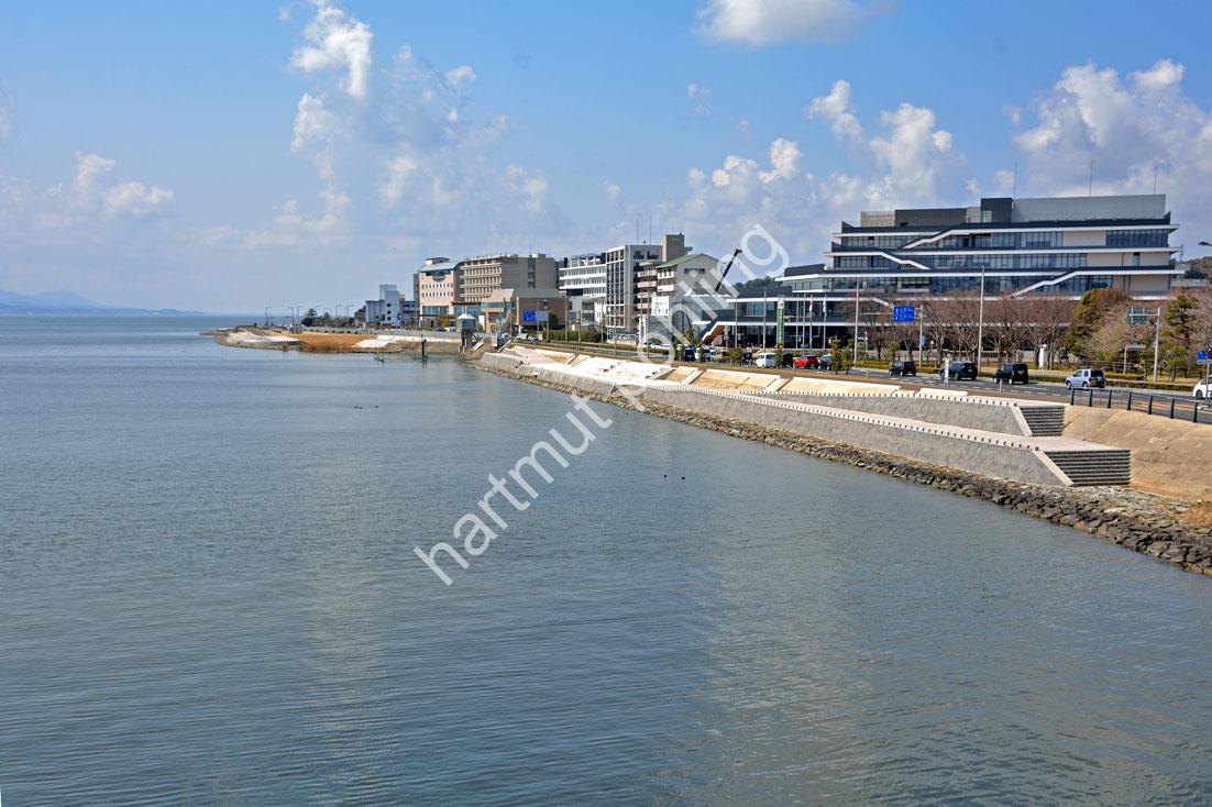 JAPAN-STADT-MATSUE-CITYSCAPE-SHINJI-LAKE