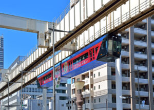 Hochbahn in Chiba / Japan