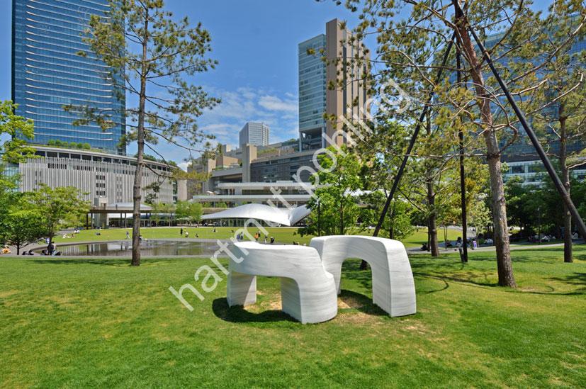 JAPAN-STADT-OSAKA-GREEN-FRONT